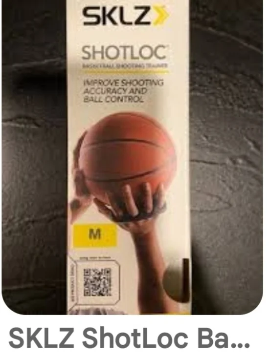 ShotLoc Basketball Shooting Trainer - Black/Orange - Picture 1 of 11